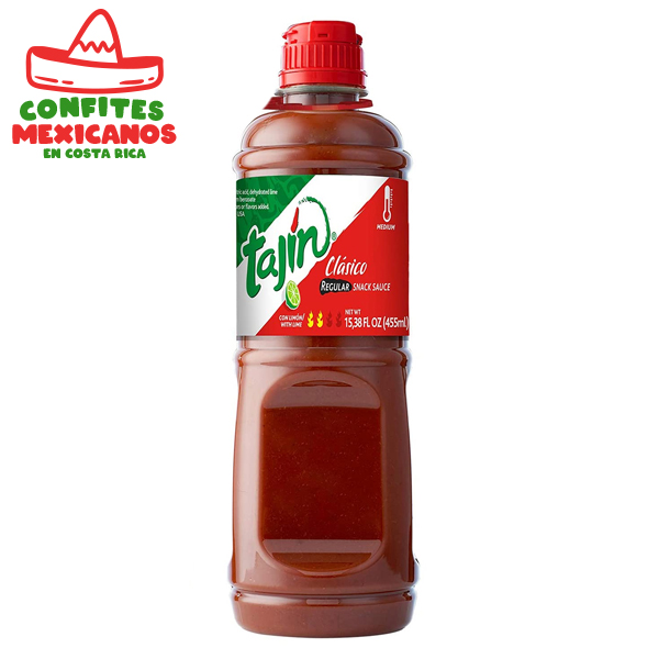 Salsa picante suave de la maca Tajín 455 ml Confites mexicanos en