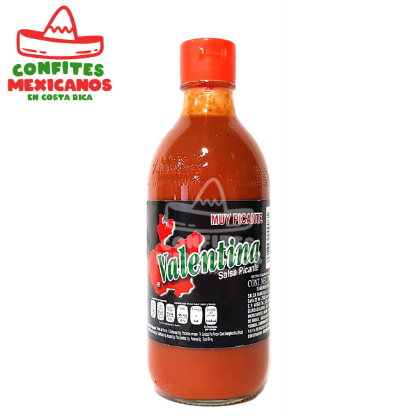 Salsa Valentina muy picante de 370 ml Confites mexicanos en Costa Rica